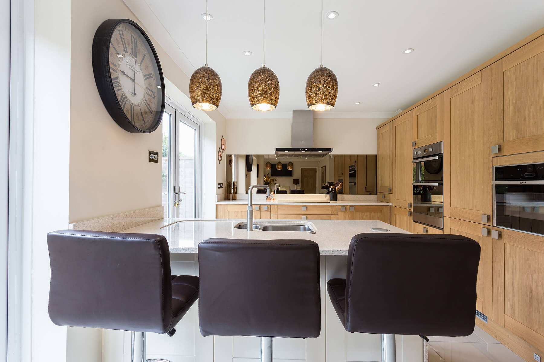 Oak and Cream Shaker Kitchen | Enfield North Londons | Eco Kitchens