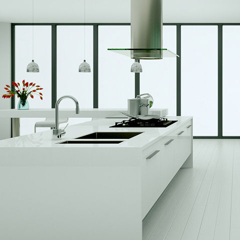 How to choose Kitchen Worktops - corian Kitchen worktops