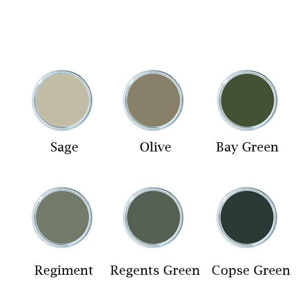 1909 Kitchens Colour Palette Green Tones