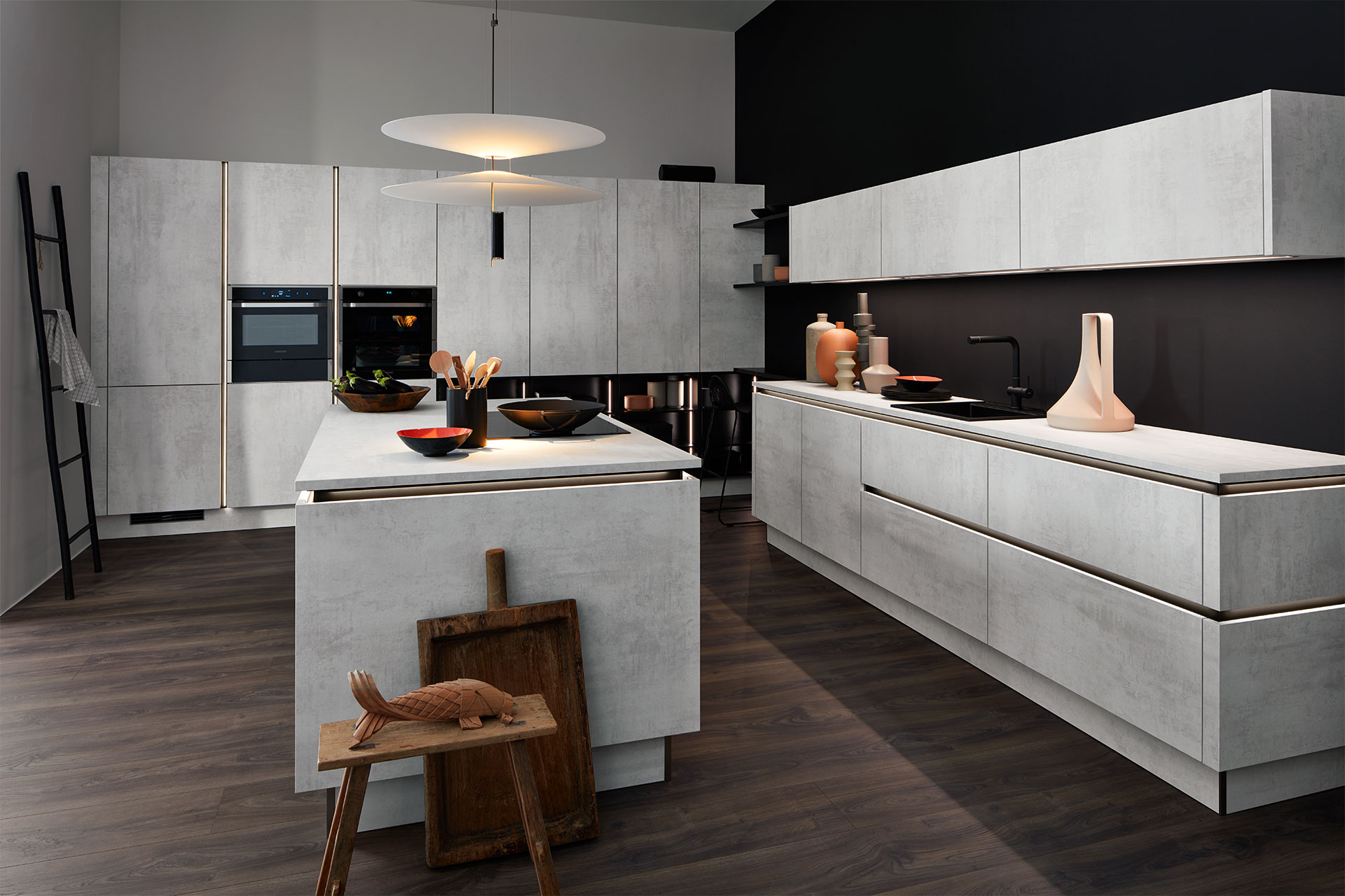 Nolte Kitchens | Stone Handleless Kitchen | German Kitchens