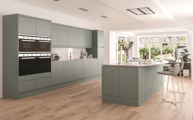 Eco Kitchens | Integra Handeless Gloss Kitchen | Hertfordshire Kitchens