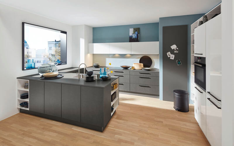 Nolte Kitchens | Metal Handleless Kitchen | German Kitchens