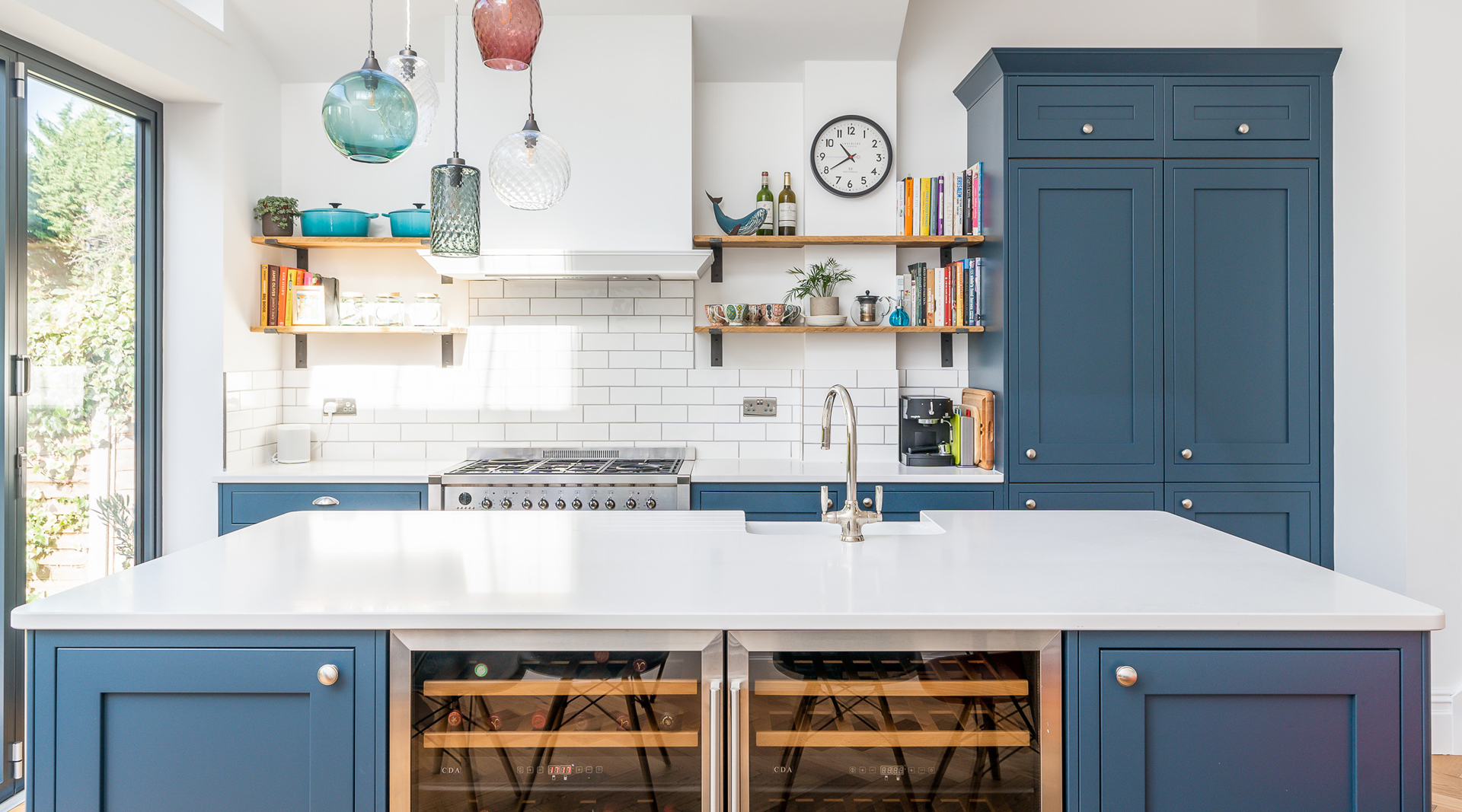 C&C kitchens Hertfordshire - 1909 Kitchens Shaker Hartforth Blue