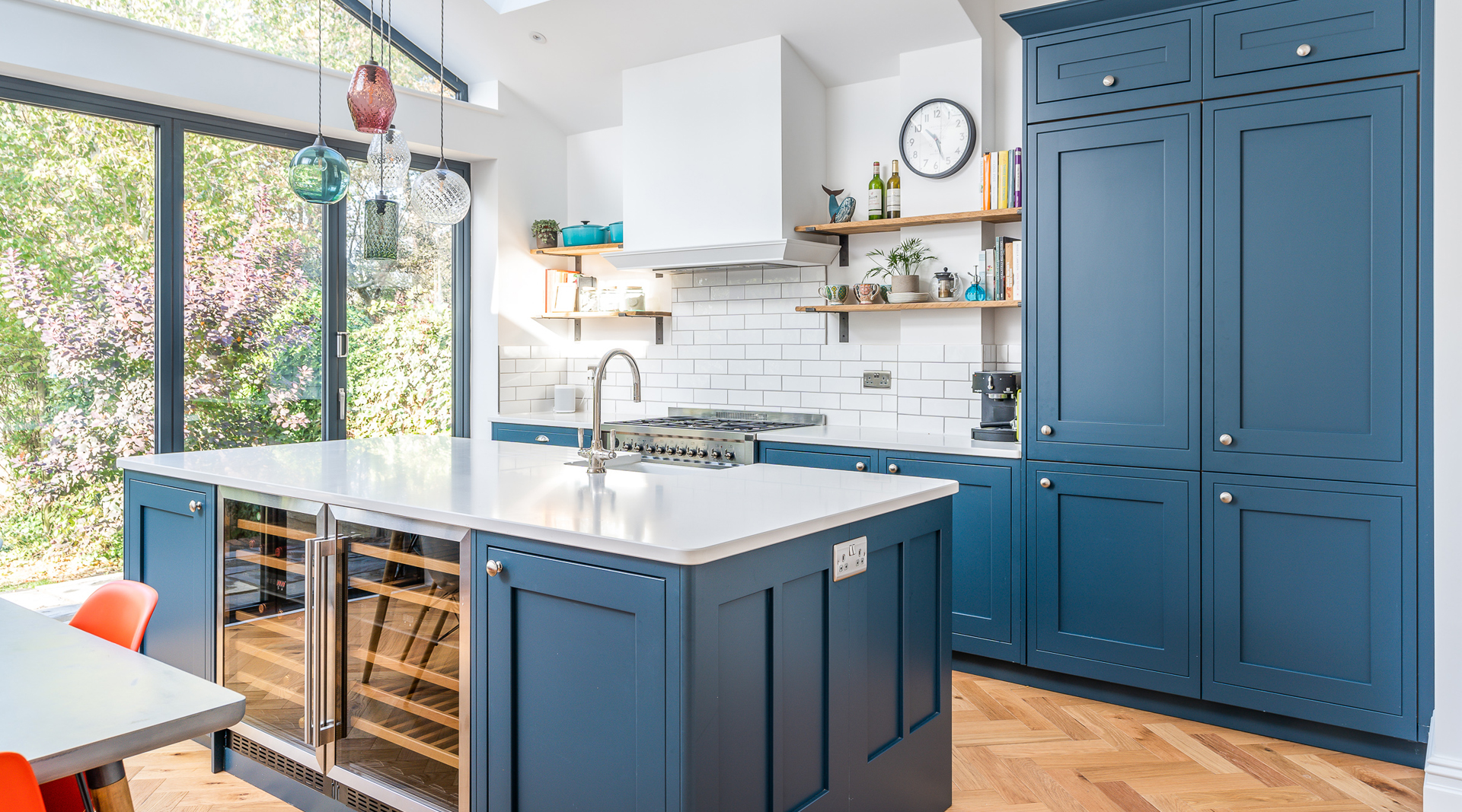 C&C kitchens Hertfordshire - 1909 Kitchens Shaker Hartforth Blue