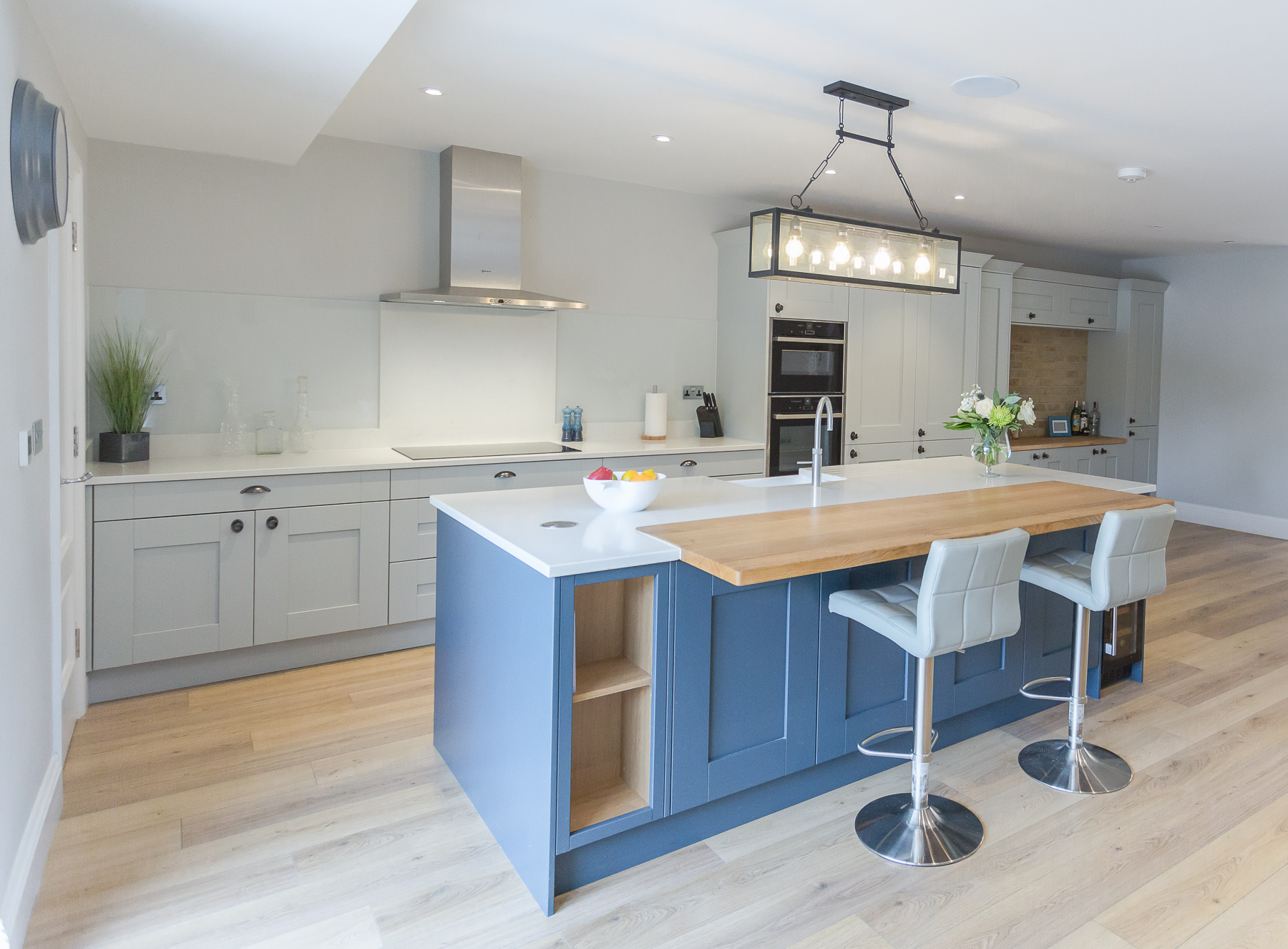 C&C kitchens Hertfordshire - Milbourne Hartforth Blue & Partridge Grey