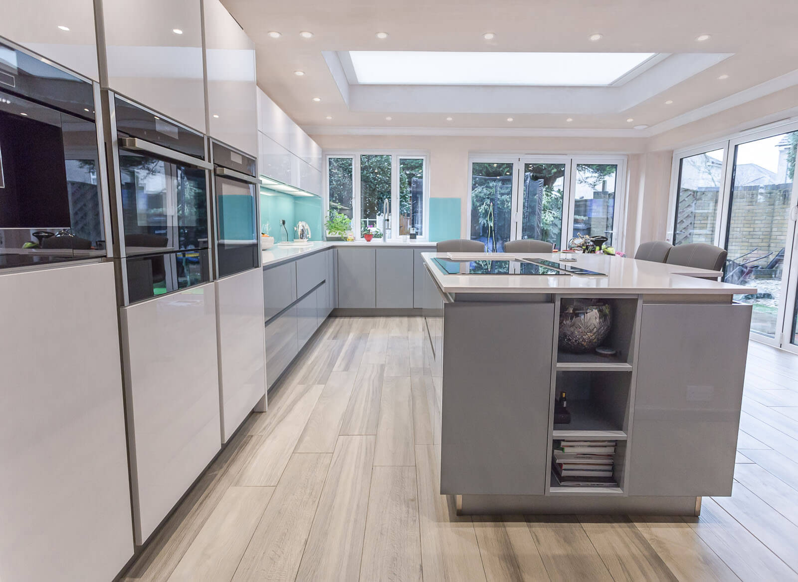 C&C kitchens Hertfordshire - Nolte Corona kitchen in Papyrus Grey and Artic White